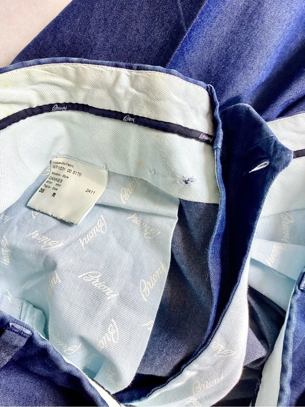 Brioni cannes blue